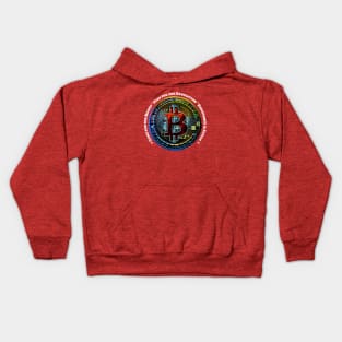 Bitcoin – Come for the Money, Stay for the Revolution, Resistance is Futile Kids Hoodie